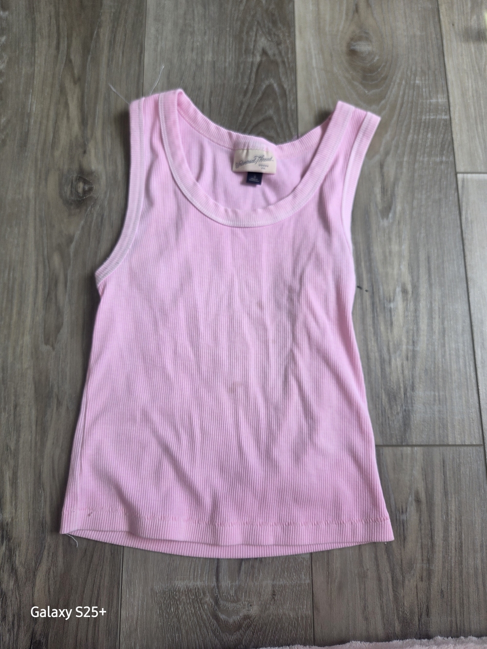 Universal Thread Light Pink Ribbed Tank